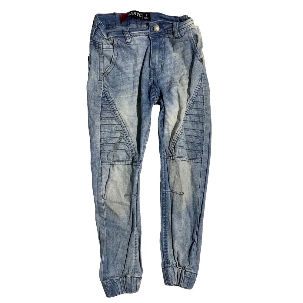 PANYC Light Wash Distressed Skinny Jeans Girls Size 7 — Moto, Streetwear, Trendy